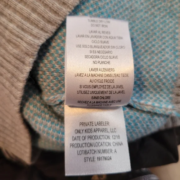 Knit Vest Toddler Boy 4T Spring Sweater Vest Blue Gray - Picture 5 of 6